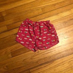 Umbrella pattern shorts
